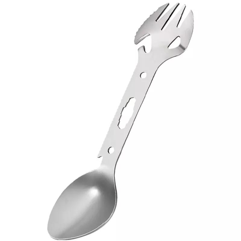 Cuchara Multifuncional Vajilla Para Exteriores Spork Tenedor De Acero Inoxidable Abrelatas Llave Para Picnic Camping Senderismo Pesca, Plata, 1 # En Oferta Cuchara Multifuncional Vajilla Para Exteriores Spork Tenedor De Acero Inoxidable Abrelatas Llave Para Picnic Camping Senderismo Pesca