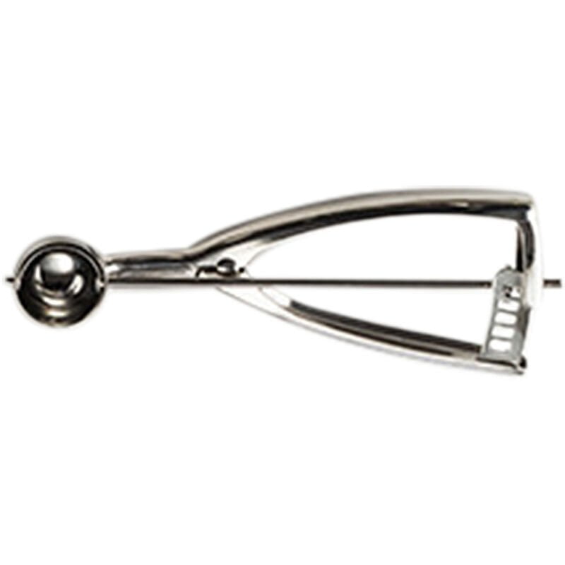 Cuchara para helado de acero inoxidable 304 espesado con cuchara para galletas de melon con gatillo (3