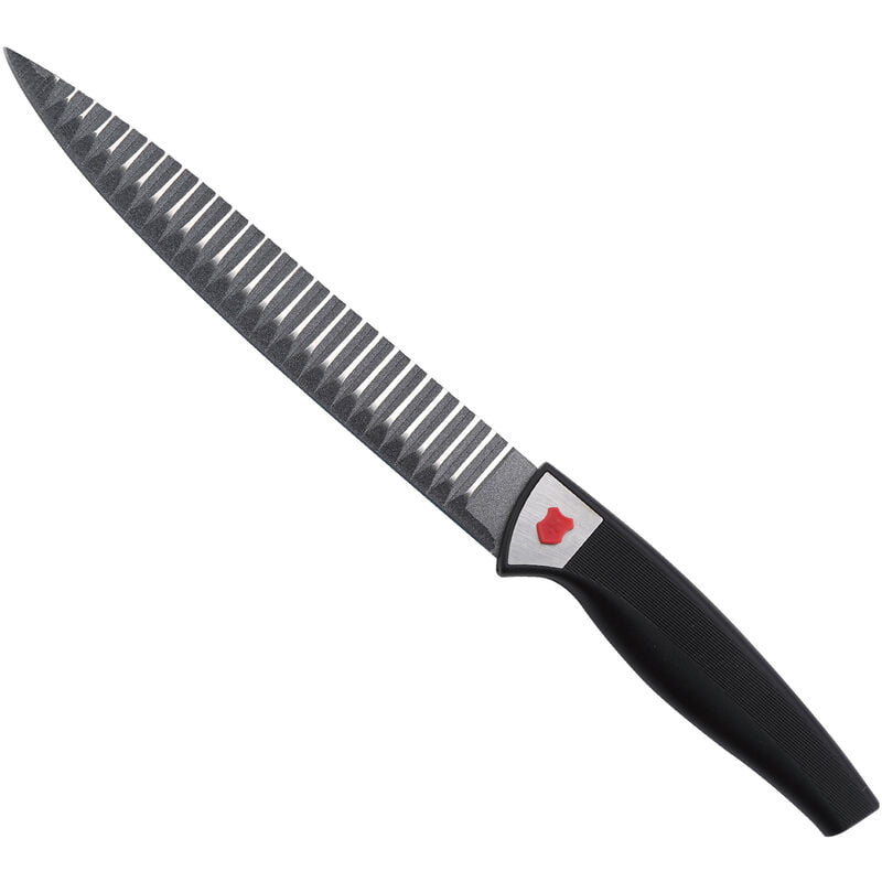 Cuchillo De Pan 20 cm en acero inoxidable antiadherente Negro St. Moritz SH barato