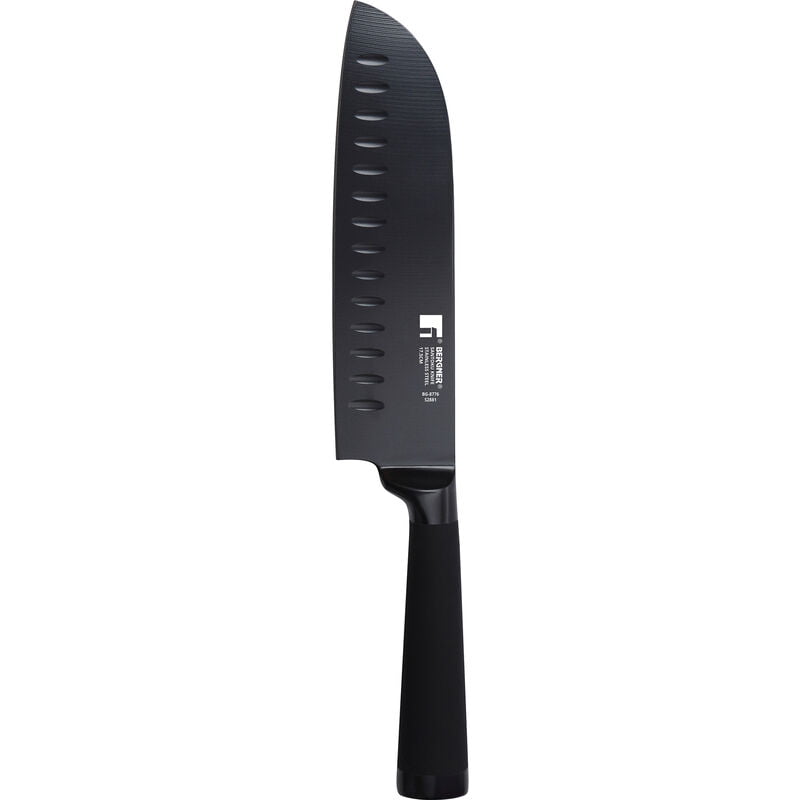 Cuchillo Santoku 17.5Cm Acero Inoxidable Black Blade Bg barato