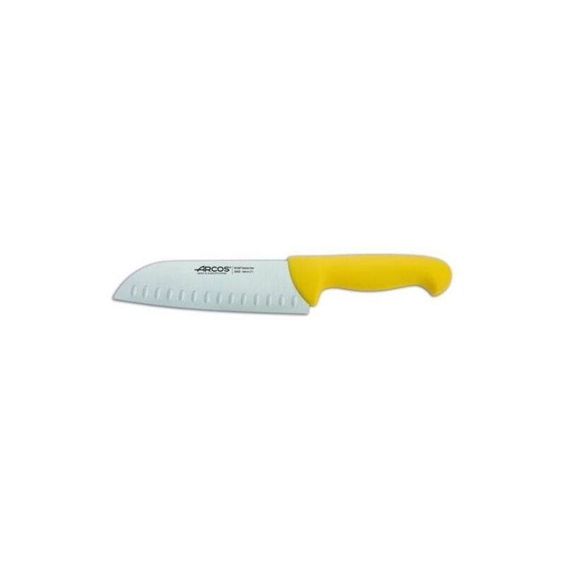 Cuchillo Santoku Profesional 180Mm. Amarillo 290600 barato