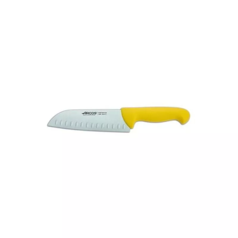 Cuchillo Santoku Profesional 180Mm. Amarillo 290600 En Oferta Cuchillo Santoku Profesional 180Mm. Amarillo 290600 Barato