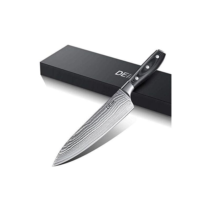 Cuchillo de cocina de acero de Damasco de 67 capas