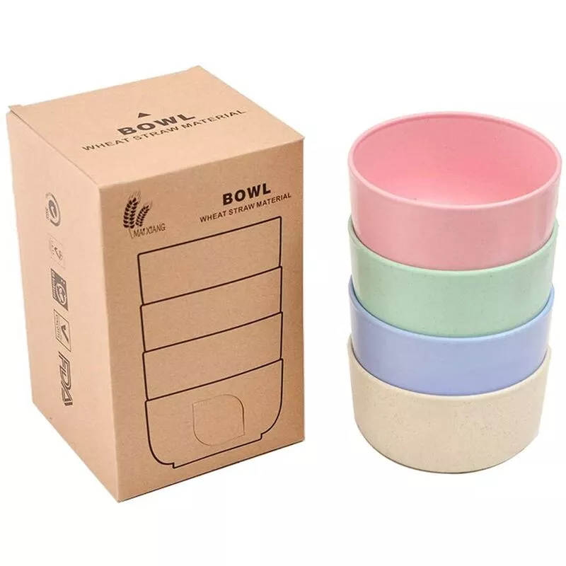 Cuencos De Cereales Inastillables Para Niños, Cuenco De Fibra De Paja De Trigo, Cuenco Biodegradable Para Arroz, Gachas De Avena, Sopas, Cereales, En Oferta Cuencos De Cereales Inastillables Para Niños