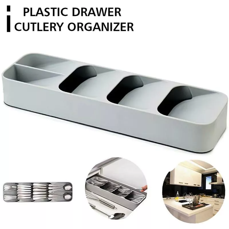 De Organizador de cajones de plastico de la cuchilleria