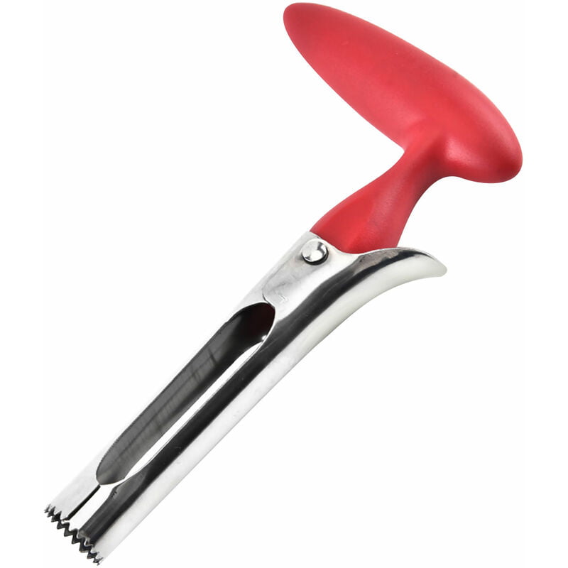 Descorazonador de frutas de acero inoxidable para quitar nucleos de frutas Removedor de nucleos dentados afilados para nucleos de frutas y peras con barato