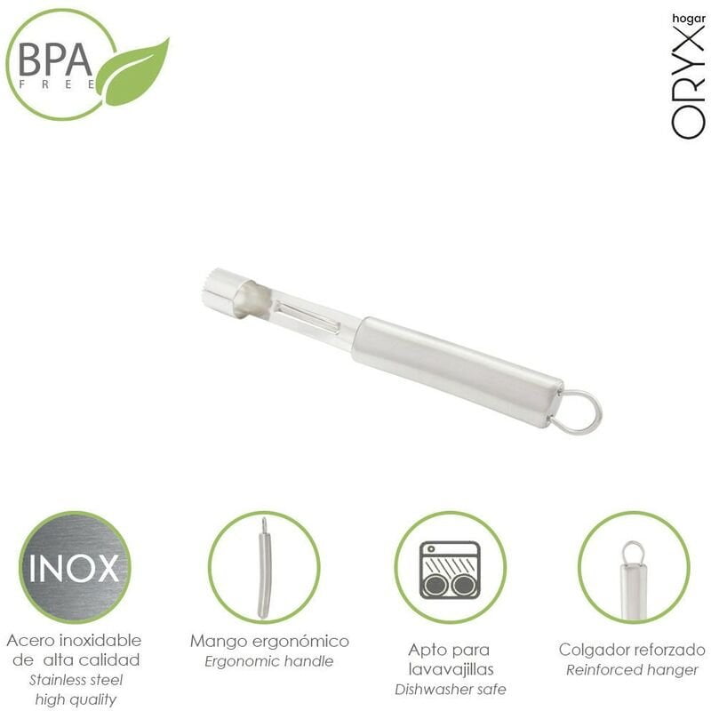 Descorazonador manzanas / frutas acero inoxidable 2 x 19