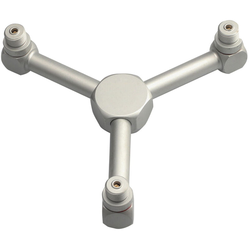 Desde el deposito adaptador Propano una valvula