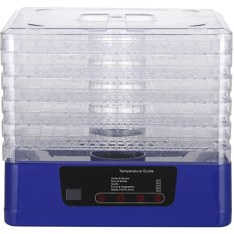 Deshidratador de alimentos de 5 bandejas Deshidratador de alimentos de apagado automatico Deshidratador de alimentos inteligente ajustable para carne barato