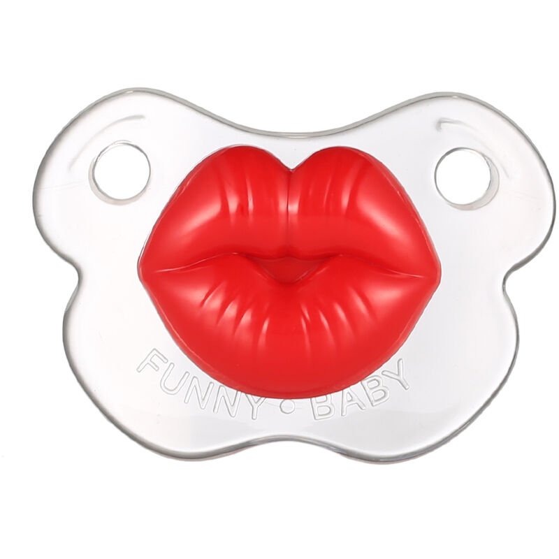 Divertido chupete besable de silicona sin BPA para bebes recien nacidos barato