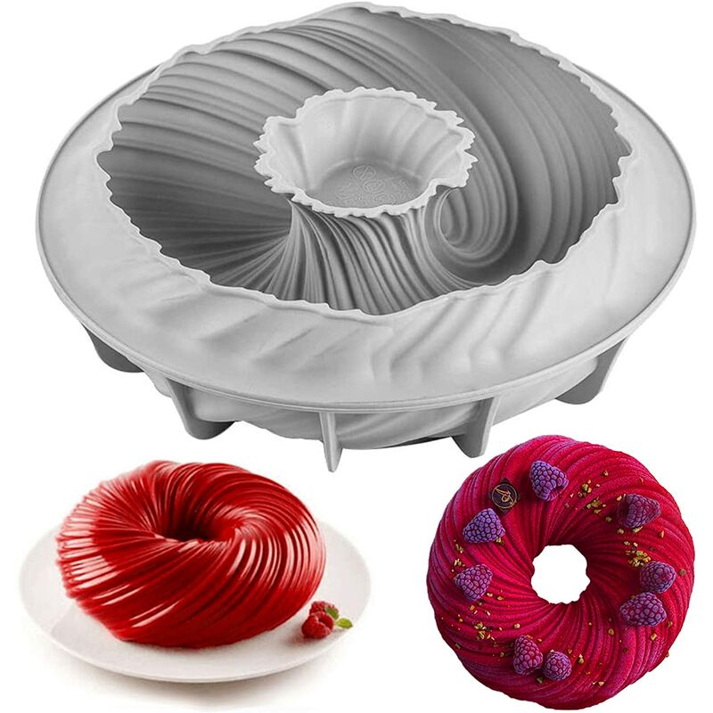 Donut Molde profesional de silicona antiadherente para tartas