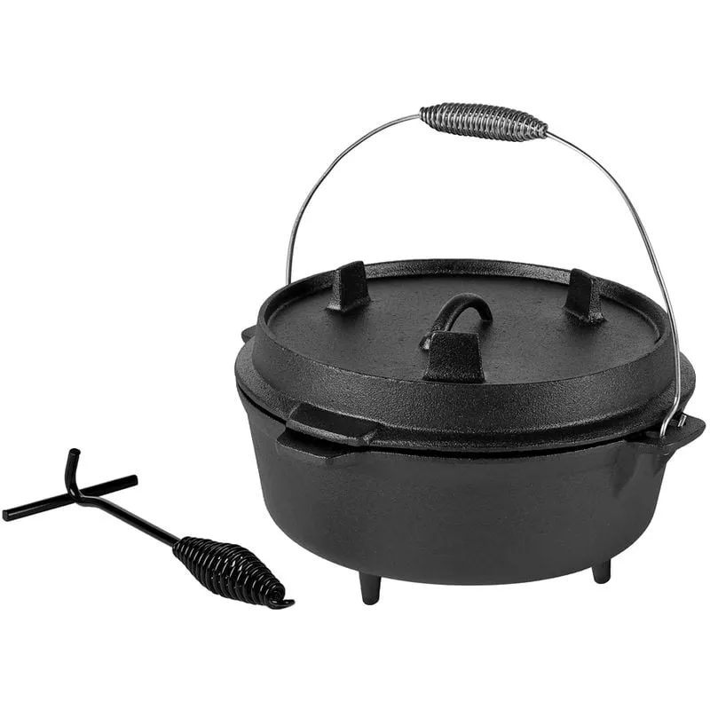 Dutch Oven Horno Holandés De Hierro Fundido Barbacoa Levantador De Tapa Olla De Hierro Fundido Hervidor De Fuego Bbq En Oferta Dutch Oven Horno Holandés De Hierro Fundido Barbacoa Levantador De Tapa Olla De Hierro Fundido Hervidor De Fuego Bbq Barato