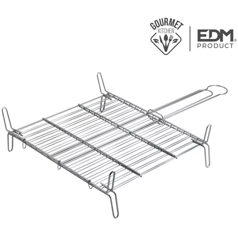 E3/76844 Parrilla Doble 50X50Cm Edm En Oferta E3/76844 Parrilla Doble 50X50Cm Edm Barato