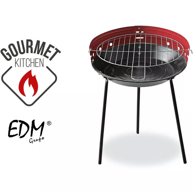 Edm - Barbacoa De Pie Ø33Cmx45Cm 3 Patas En Oferta Edm - Barbacoa De Pie Ø33Cmx45Cm 3 Patas Barato
