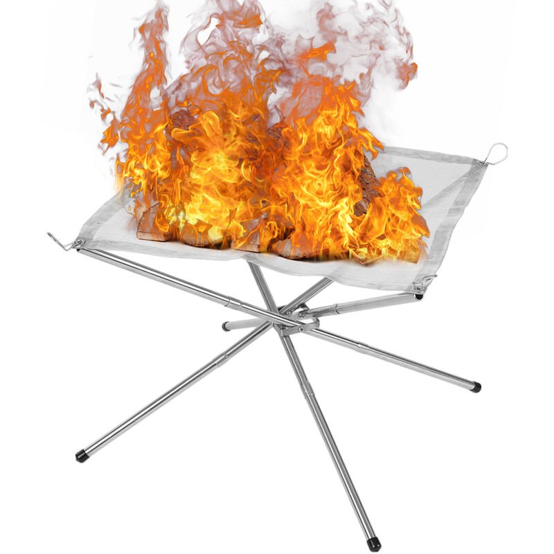 El Marco del fuego Marco del fuego portatil de acero inoxidable ajustable neto en el fuego hacia el exterior barato