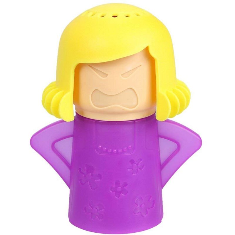 El limpiador de microondas Angry Mama limpia facilmente los electrodomesticos del limpiador a vapor del horno de microondas para la limpieza del barato