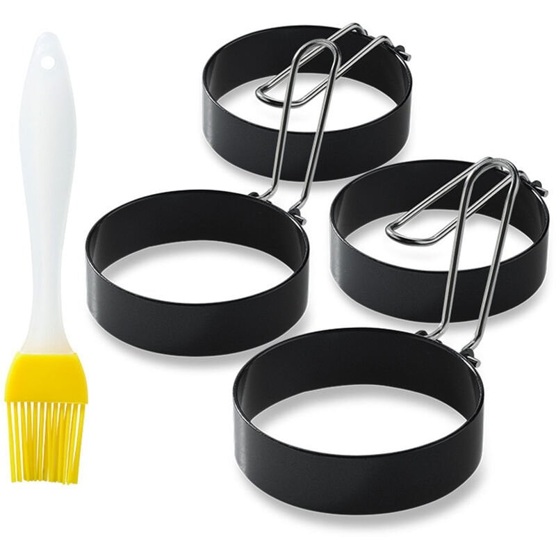 El moho frito anillos de huevo de acero inoxidable Utensilios de cocina antiadherente Conjunto tortilla redondo para hornear Pancake talladora Freir barato