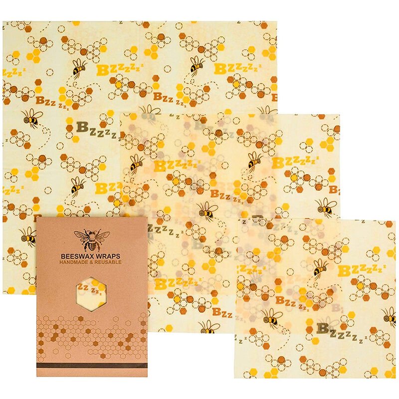 Envoltura reutilizable de cera de abejas para alimentos Envoltura de cera de abejas ecologica ecologica