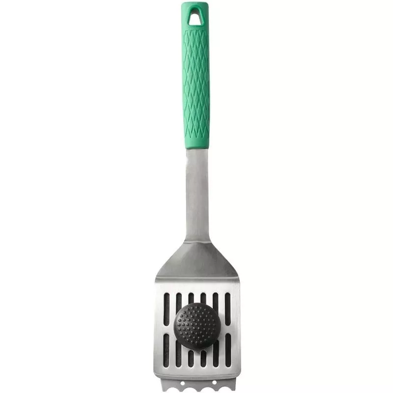 Espatula Con Cepillo Rascador Para Barbacoa 41,5 Cm. En Oferta Espatula Con Cepillo Rascador Para Barbacoa 41