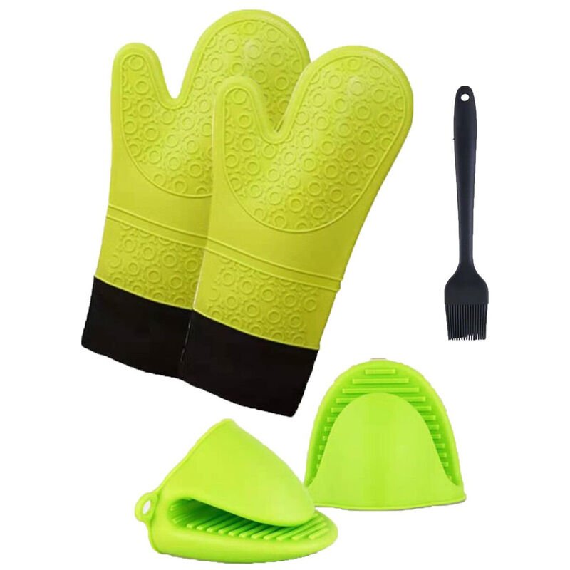 Espesar aislado contra los guantes para hornear pasteles de pan del horno de microondas resistentes al calor caliente barato