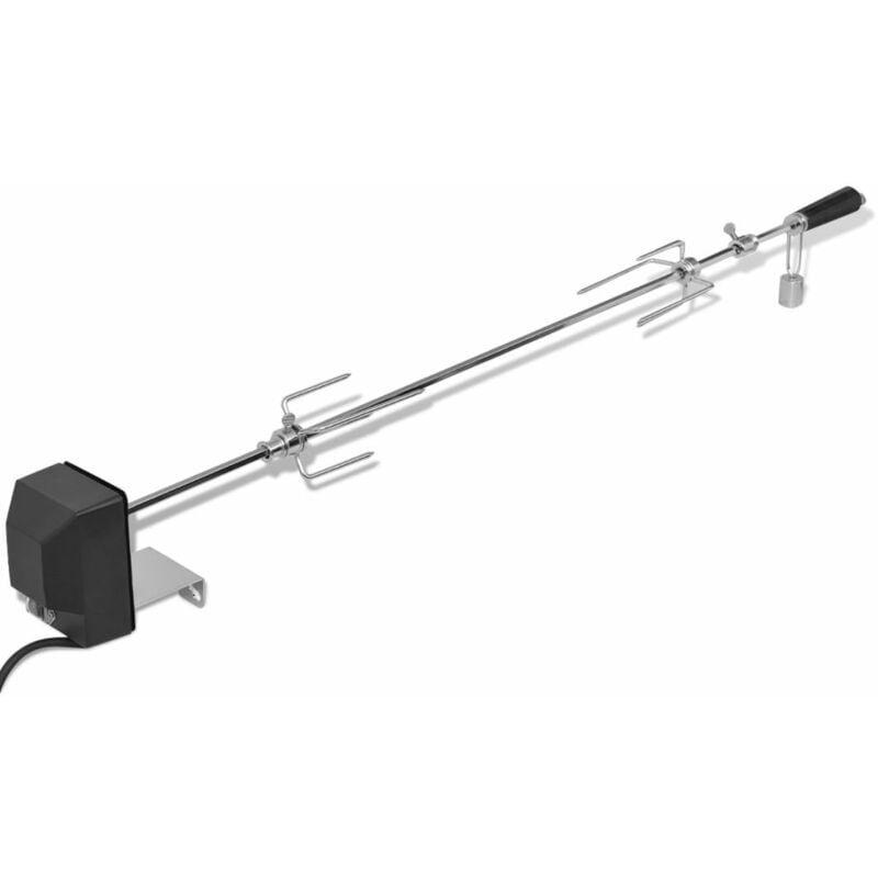 Espetón para asados y barbacoa con motor acero 1000 mm barato