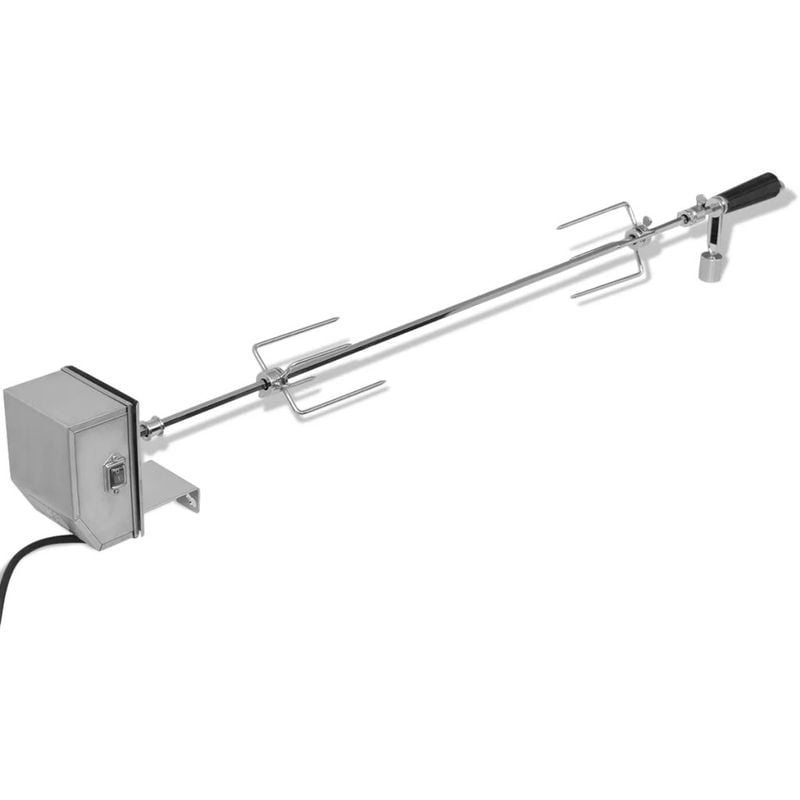 Espeton para asados/barbacoa con motor profesional acero 1200 mm barato