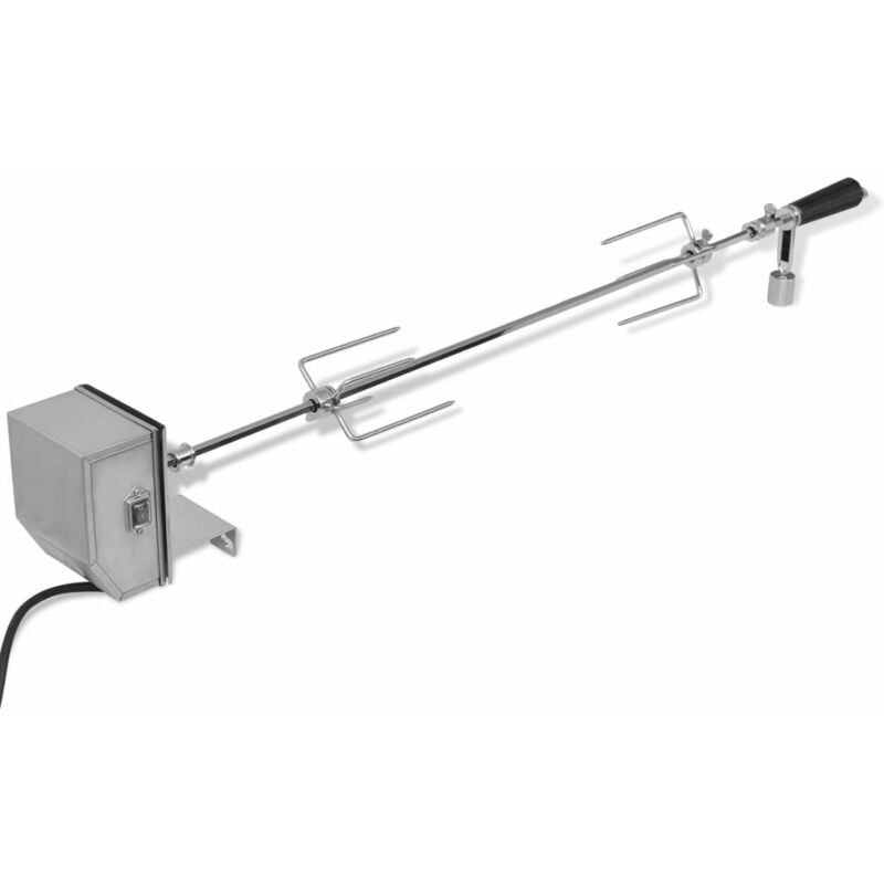 Espetón para asados/barbacoa con motor profesional acero 900 mm barato