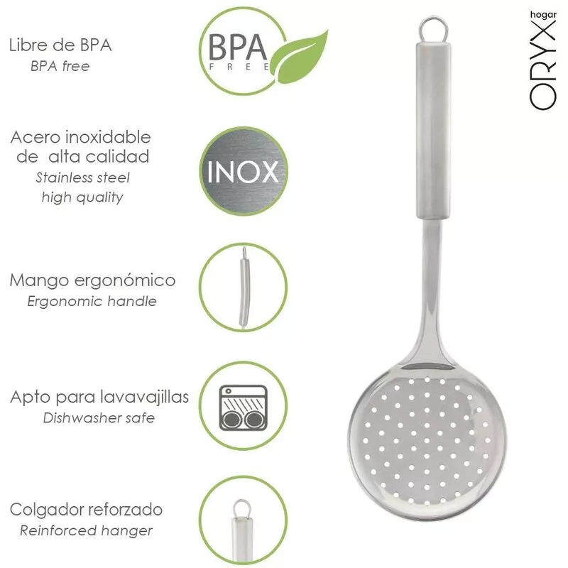 Espumadera Cocina Acero Inoxidable 34X11,5 (Alt) Cm. En Oferta Espumadera Cocina Acero Inoxidable 34X11