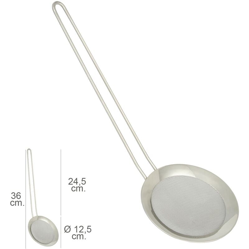 Espumadera malla acero inoxidable Ø 12