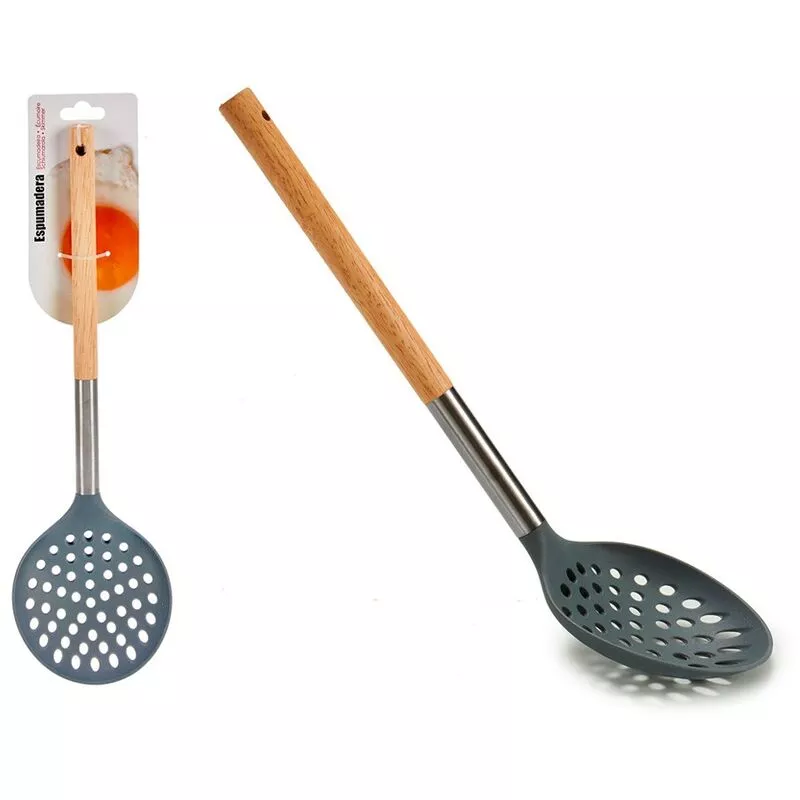 Espumadera Nylon Madera Inoxidable En Oferta Espumadera Nylon Madera Inoxidable Barato