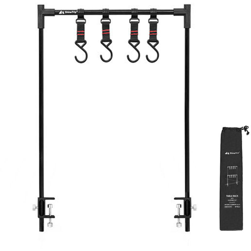 Estante de almacenamiento de escritorio al aire libre Estante de escritorio de aleacion de aluminio ultraligero multifuncion Estante ajustable para barato
