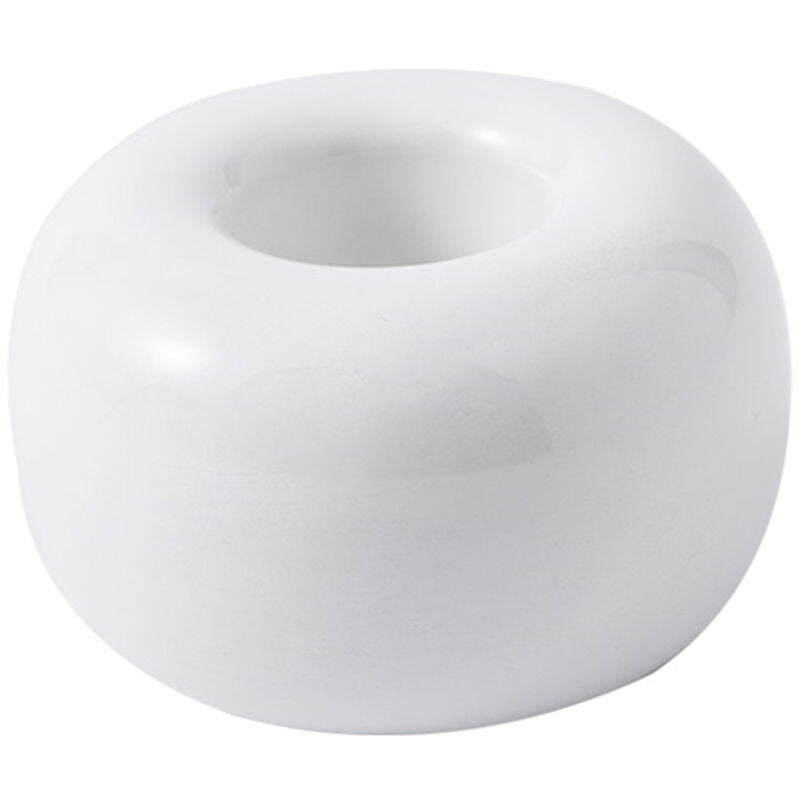 Estante de la pluma de la base del cepillo de dientes del material ceramico del estilo japones dulce simple del color