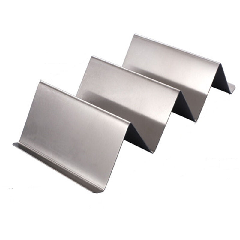 Estante para burritos de acero inoxidable Estante para panqueques Estante para tacos Estante para panqueques Rejilla 2-3 con asa (color natural) barato