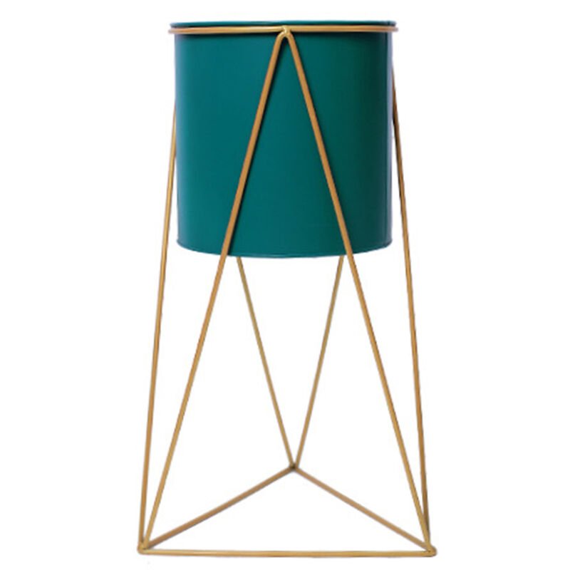 Estante para flores de hierro