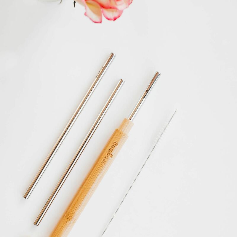 Estuche pajita acero inoxidable - Bambaw barato