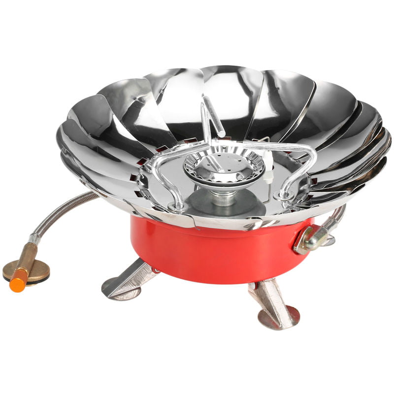 Estufa a prueba de viento encendido piezoelectrico de gas de cocinar al aire del mechero de gas con el tubo extendido para acampar