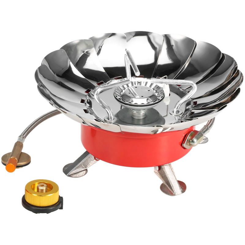 Estufa a prueba de viento encendido piezoelectrico de gas de cocinar al aire del mechero de gas con el tubo extendido para acampar