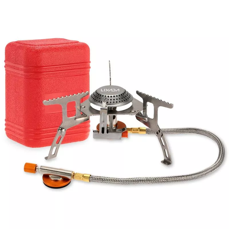 Estufa Camping Gas Cocinar Al Aire Libre Plegable Portatil De Split Quemador 3000W, Solo Se Cocina A Gas - Lixada En Oferta Estufa Camping Gas Cocinar Al Aire Libre Plegable Portatil De Split Quemador 3000W