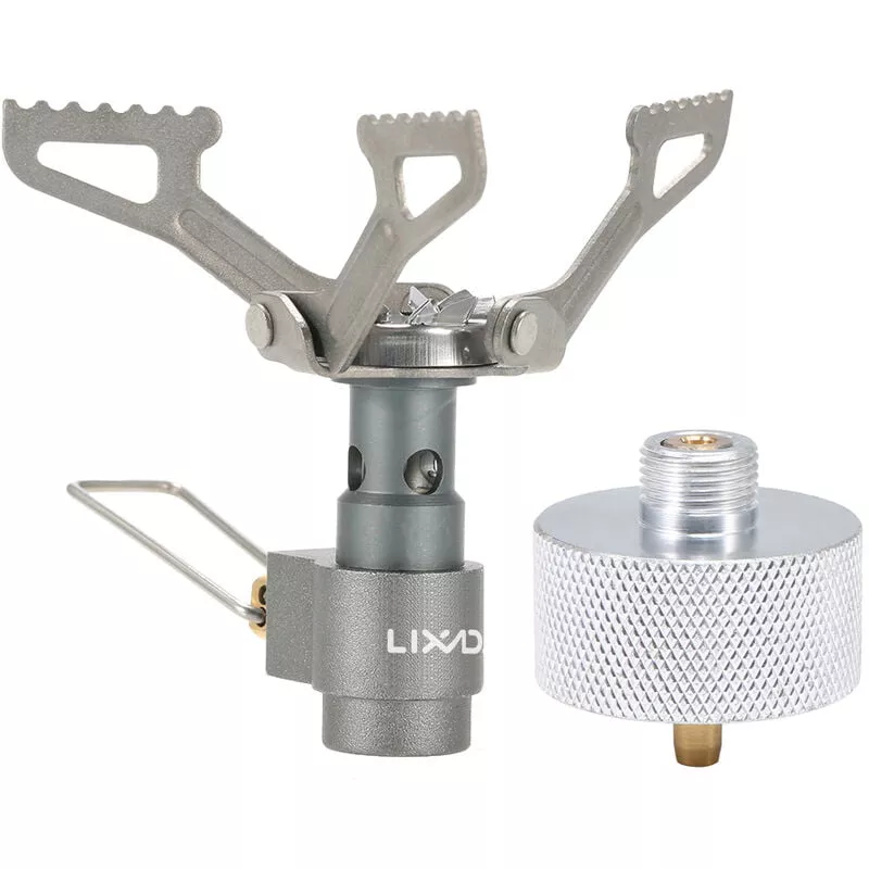 Estufa De Gas Lixada Aleacion De Titanio + Adaptador Del Tanque De Gas, Estufa De Gas X Adaptador Del Deposito De Gasolina En Oferta Estufa De Gas Lixada Aleacion De Titanio + Adaptador Del Tanque De Gas