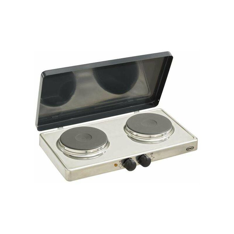 Estufa eléctrica de 2 quemadores