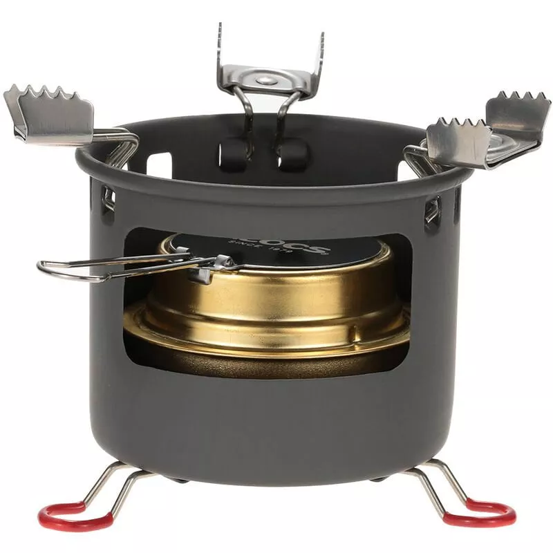 Estufa Para Acampar Con Quemador De Alcohol Para Exteriores, Juego De Soporte Para Estufa De Alcohol - Alocs En Oferta Estufa Para Acampar Con Quemador De Alcohol Para Exteriores