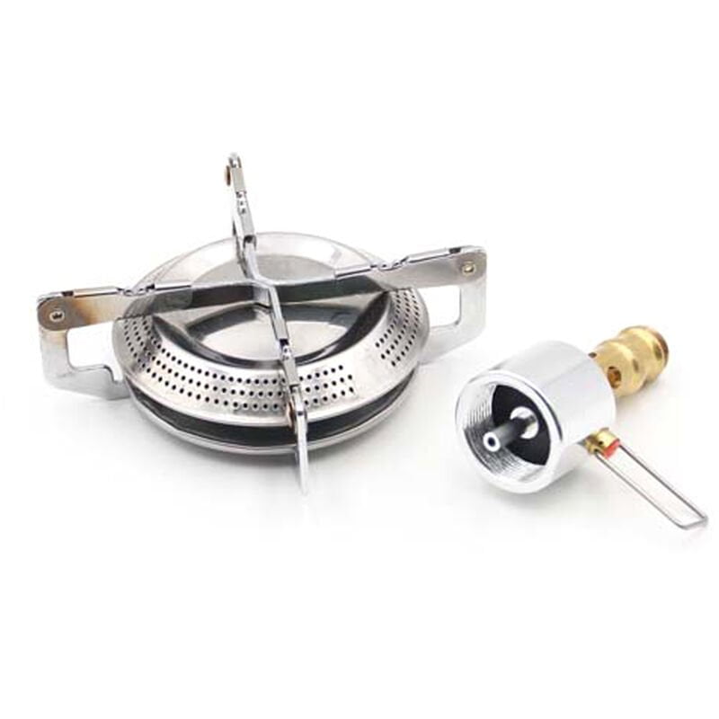 Estufa portatil de gas propano estufa de gas propano compacto con quemador ajustable para acampar al aire libre barato