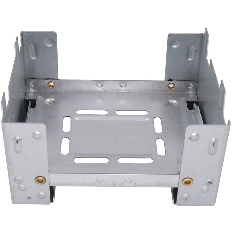 Estufa portatil plegable Mini camping estufa de combustible solido Cera quemador de picnic al aire libre de alcohol