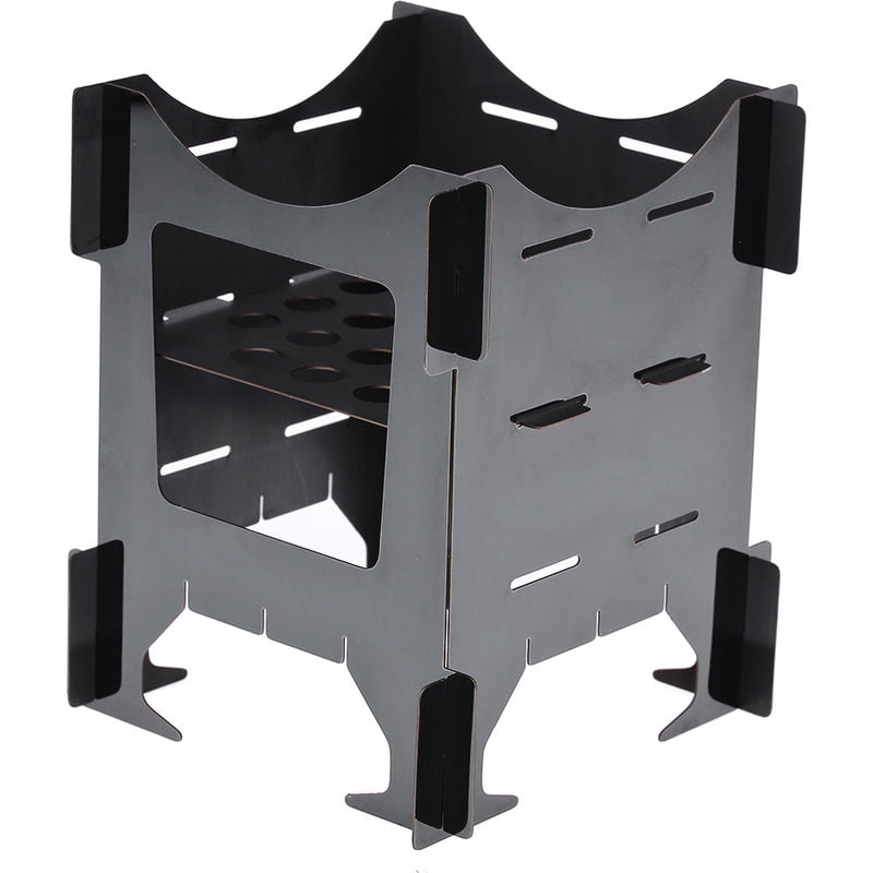 Estufa que acampa de la estufa portatil ligero plegable de madera para cocinar al aire libre barbacoa