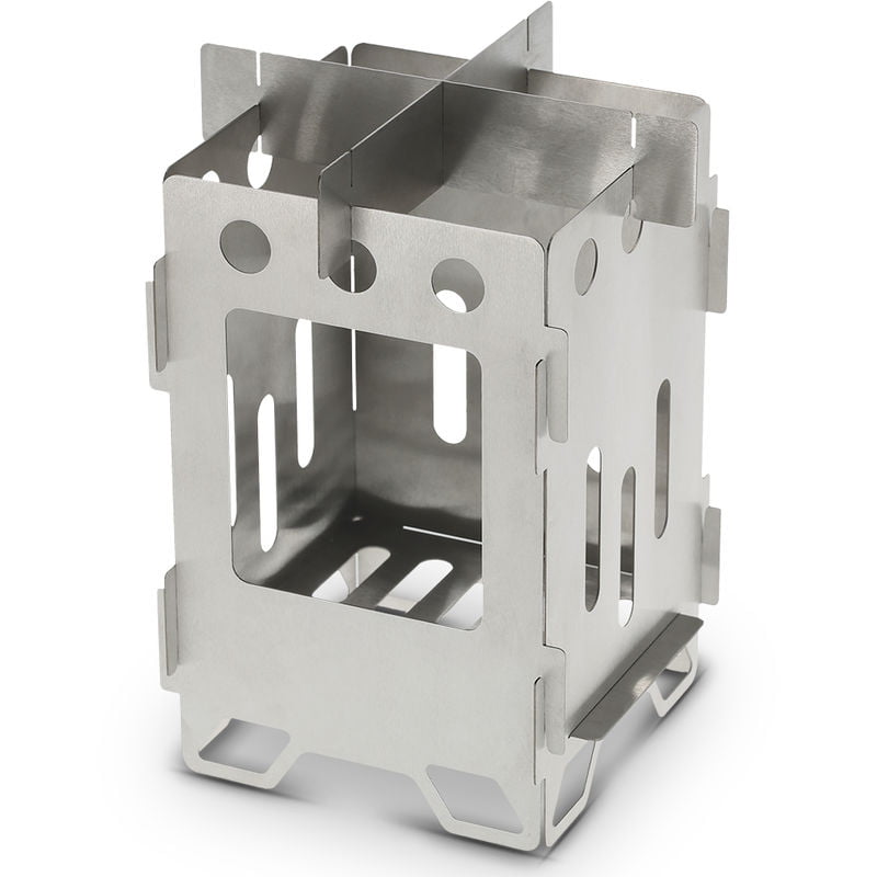 Estufa que acampa plegable portatil de madera de lena Estufa con mochila de supervivencia al aire libre Cocinar picnic Caza barato