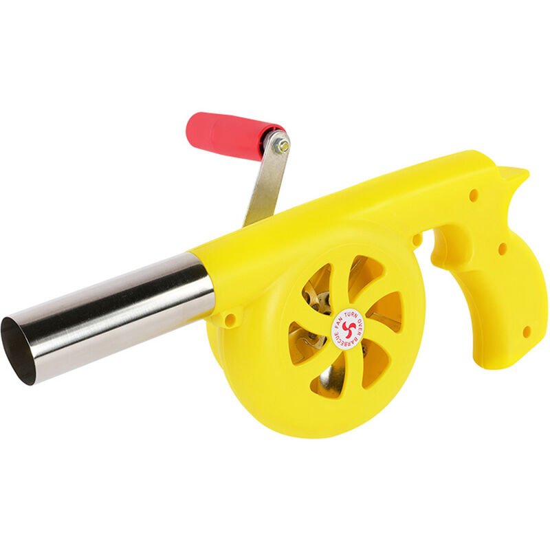 Estufa soplador de ventilador barbacoa Barbacoa fuego Crank Fuelle para acampar