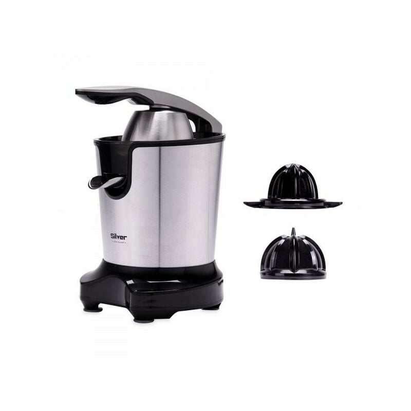 Exprimidor Eléctrico de Naranjas y Cítricos Juicer Silver Negro
