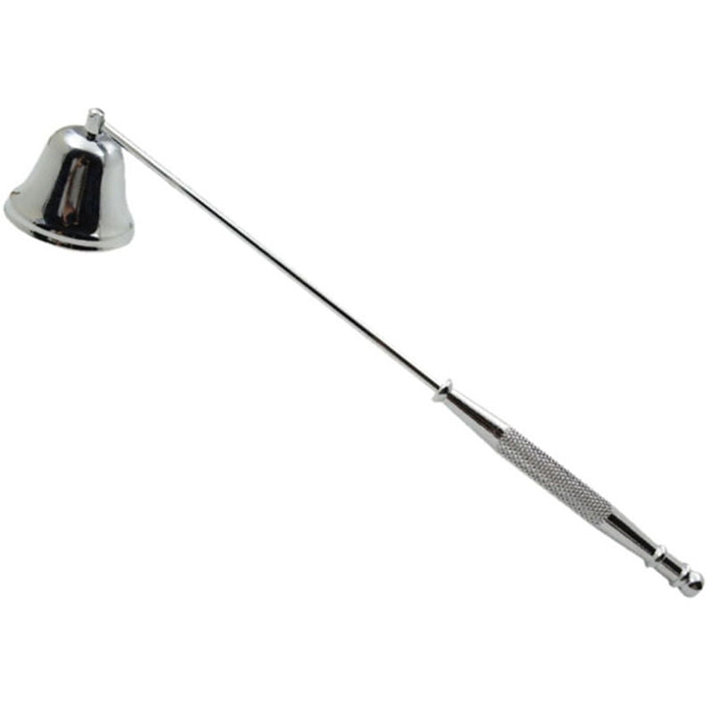 Extintor de velas apagador de mecha de vela con mango largo para apagar las mechas de vela con forma de campana de forma segura