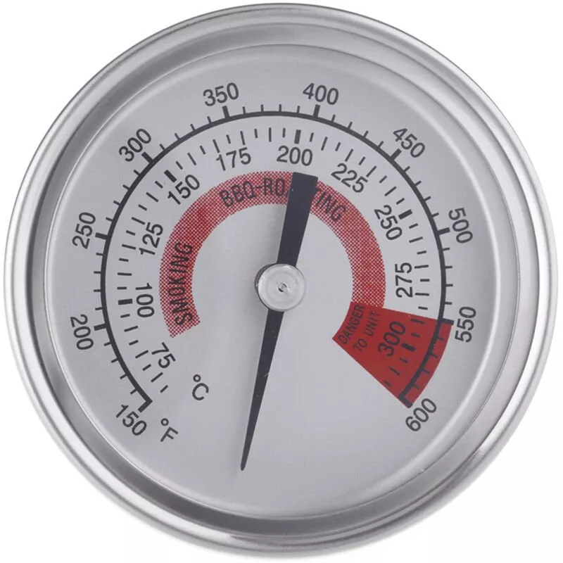 F&Amp;C Medidor De Temperatura Del Termometro De Parrilla De Foso Para Ahumador De Barbacoa De Acero Inoxidable De 2,25 Pulgadas Con Calibre Doble 300 ° C En Oferta F&Amp;C Medidor De Temperatura Del Termometro De Parrilla De Foso Para Ahumador De Barbacoa De Acero Inoxidable De 2