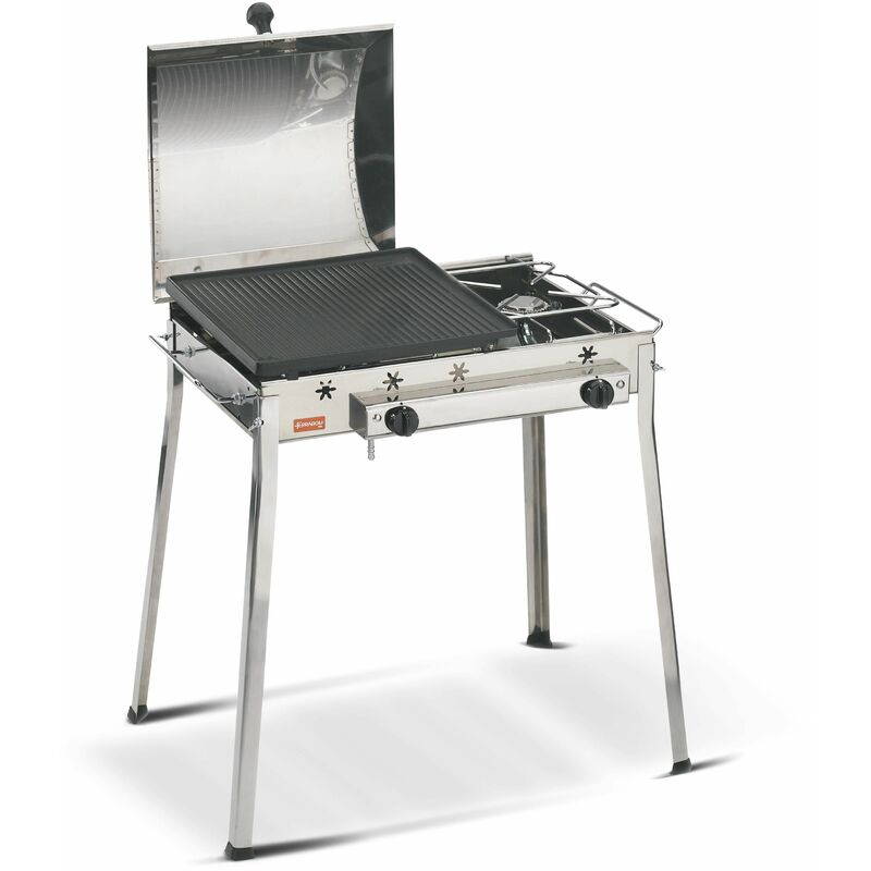 Ferraboli - Barbacoa Ghisa Combinato inox barato